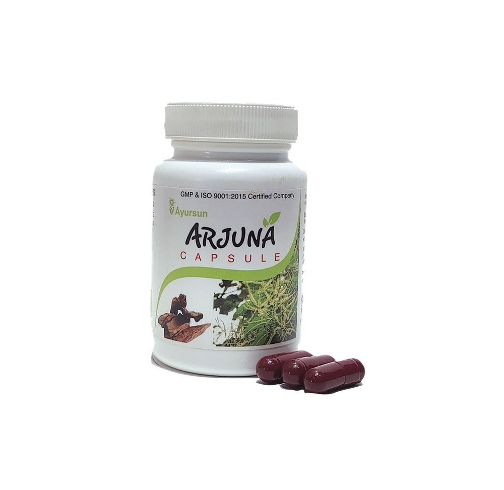 Ayurvedic Herbal Capsule For Improves Cardiac Function - Ayursun Arjuna Capsule