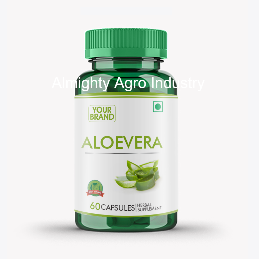 Aloe Vera Capsules, for Clinical, Personal, Packaging Type: Bottle