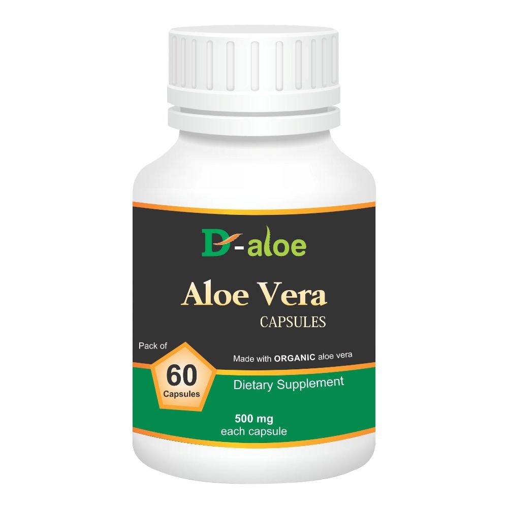 Aloe Vera Capsule, 60 Capsules, Packaging Type: Bottle