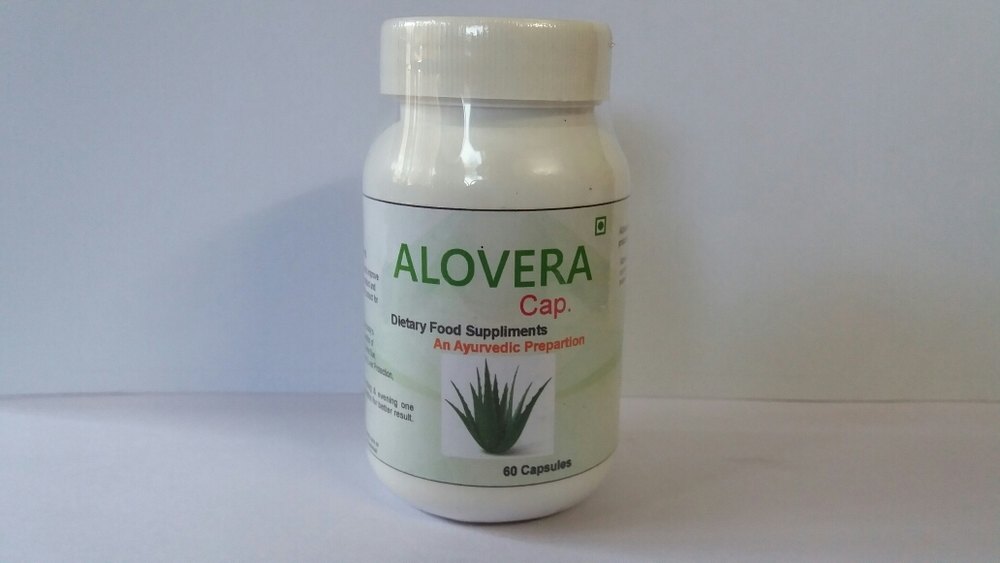 Aloe Vera Herbal Capsule, Packaging Type: Bottle