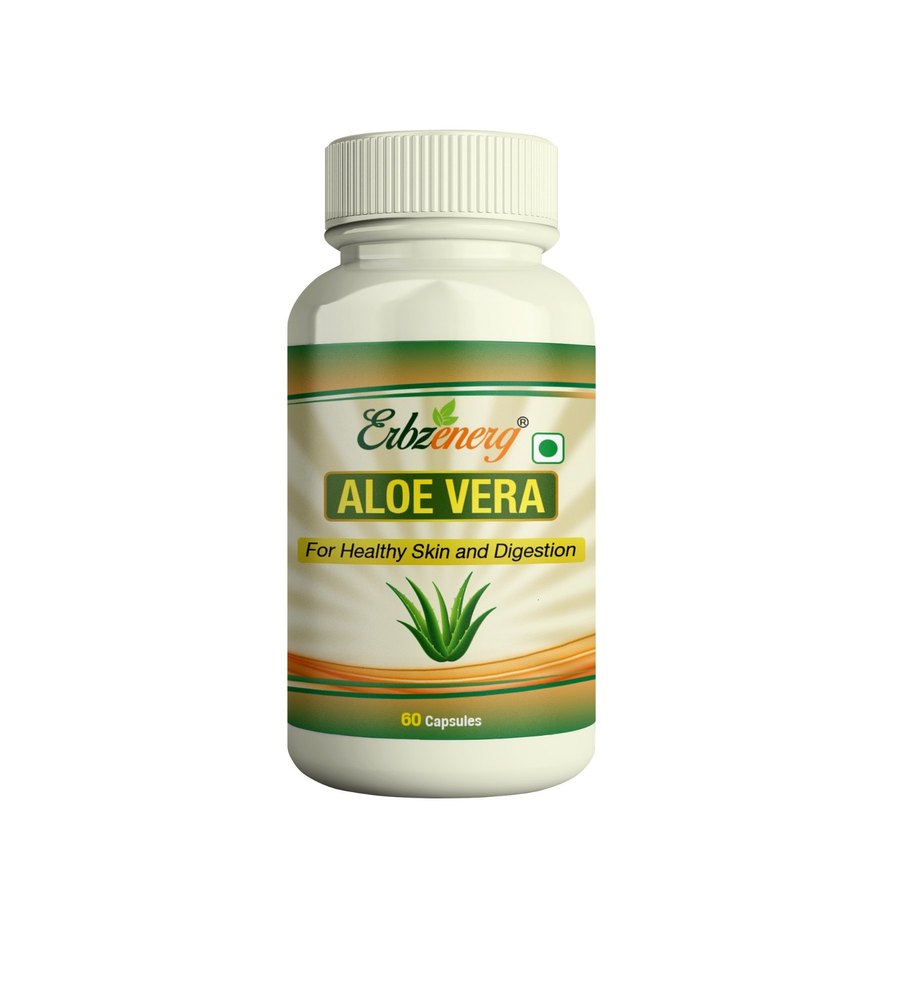 Erbzenerg Aloe Vera Capsule, Treatment: For Healthy Skin And Digestion, Packaging Type: Bottle