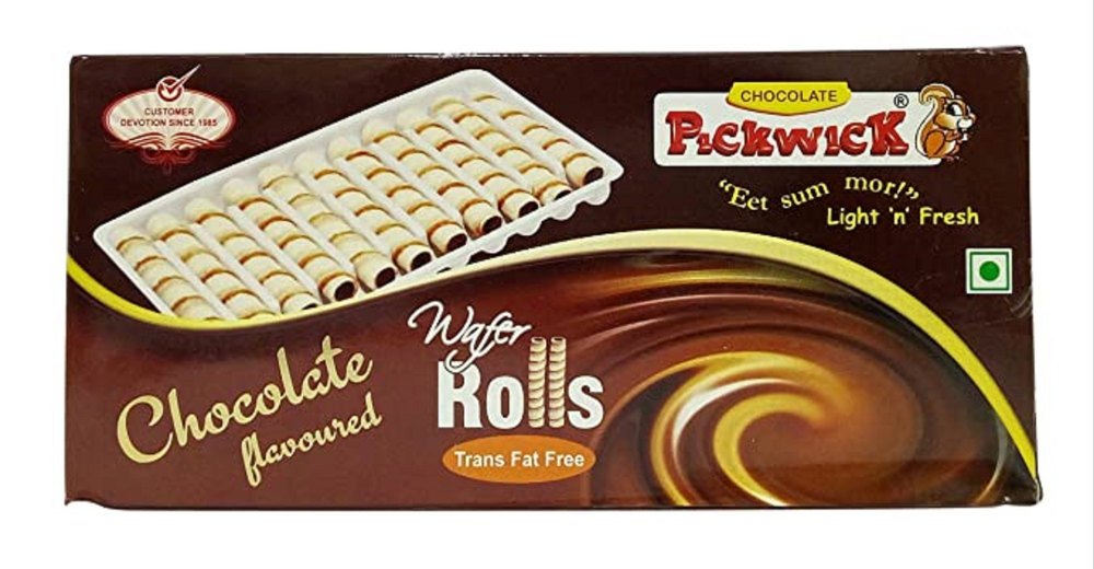 Round Pickwick Wafer Rolls 150gm (Free Worldwide Shipping), Packaging Type: Packet