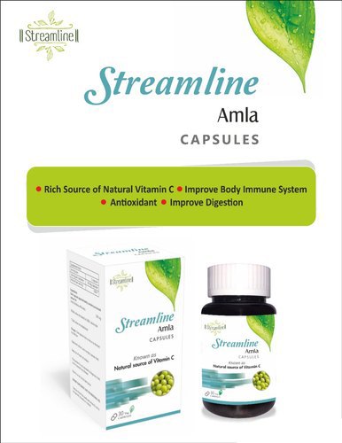 Amla Capsule, Grade Standard: Medicine grade, Packaging Size: 30 Capsules