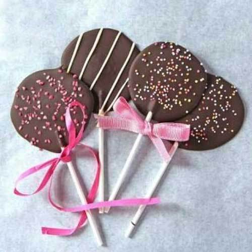 Choco Tonic Round Chocolate Lollipop, Packaging Type: Jar, 250 G