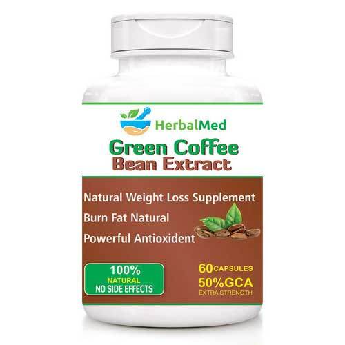 HerbalMed Green Coffee Bean Capsule, 60 Capsules