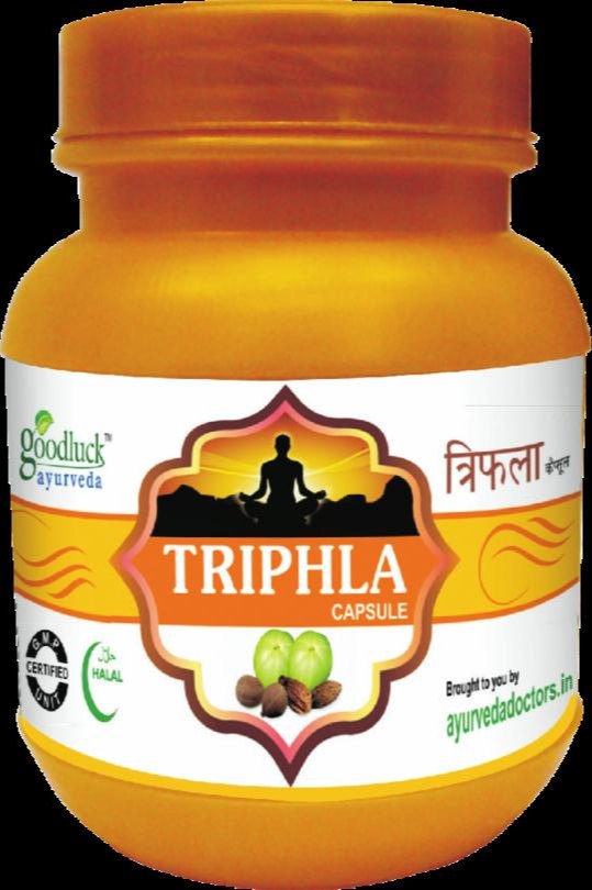 Goodluck Ayurveda Triphla Capsule, Packaging Type: Plastic Container