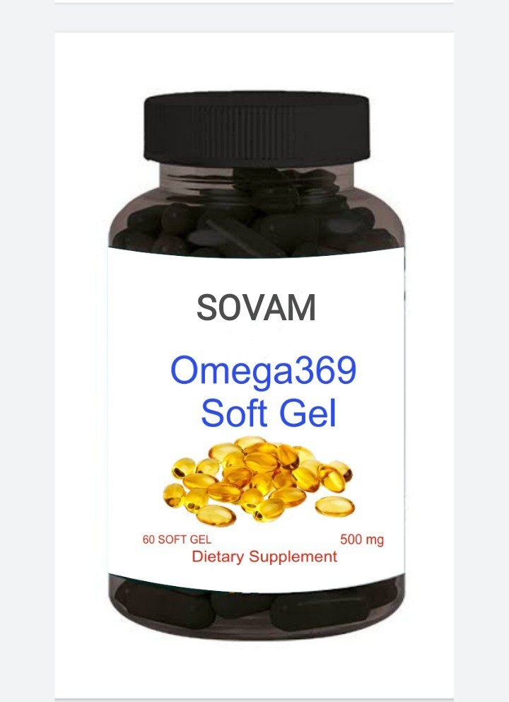 Fish Oil Softgel Capsule 500 Mg Capsule 60 Capsule Packing Rate 95, Sovam