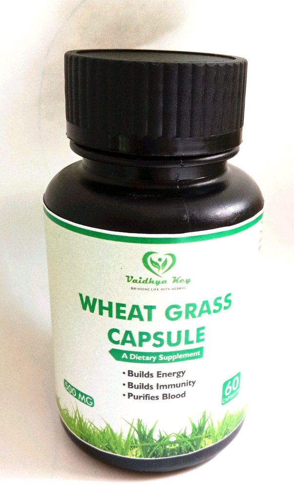 WHEAT GRASS CAPSULE, Packaging Type: Box, Prescription