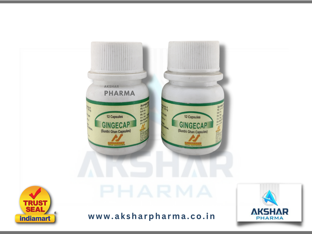 Green SUNTHI GHAN CAPSULES (GINGECAP)