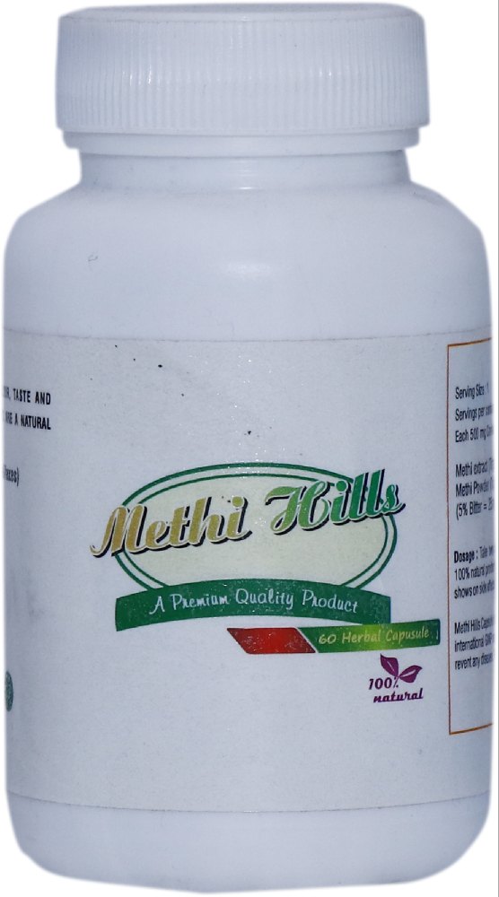 KR Enterprises Methi Capsules, Packaging Type: Bottle, Non prescription