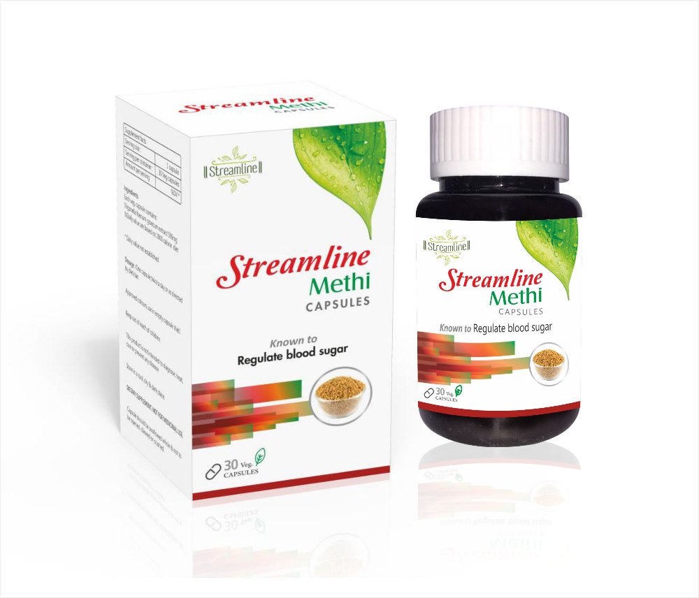Fenugreek For Diabetes, Plastic Bottle, Streamline Pharma Pvt Ltd