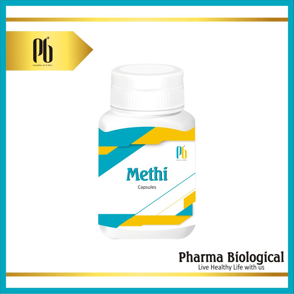 Methi Capsules, Packaging Type: Plastic Bottle, 1x60 Capsules