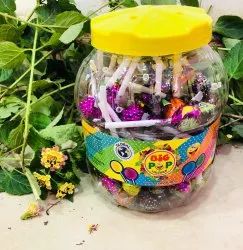 Round Fruit Flavored Lollipop, Packaging Type: Plastic Jar, Packaging Size: 95 Pieces