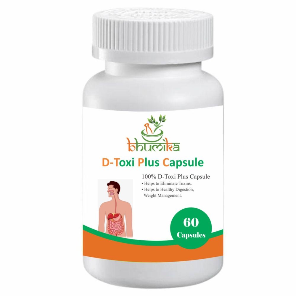 D-Toxi Plus Herbal Capsule, 60 Capsules
