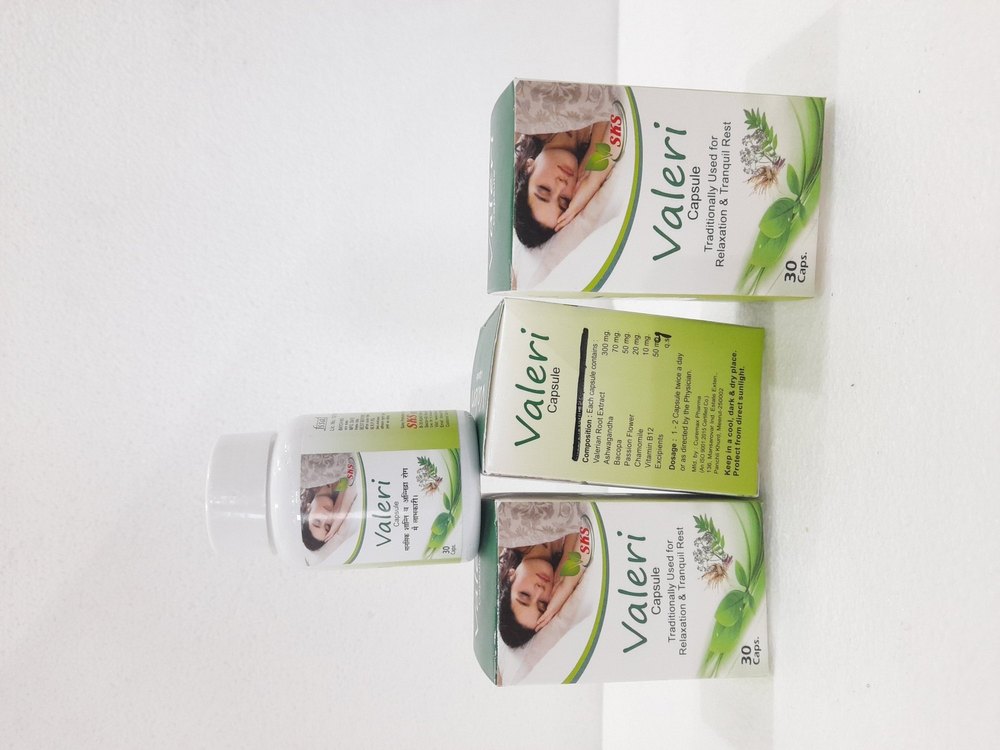 Herbal Valerian Root Extract Capsules