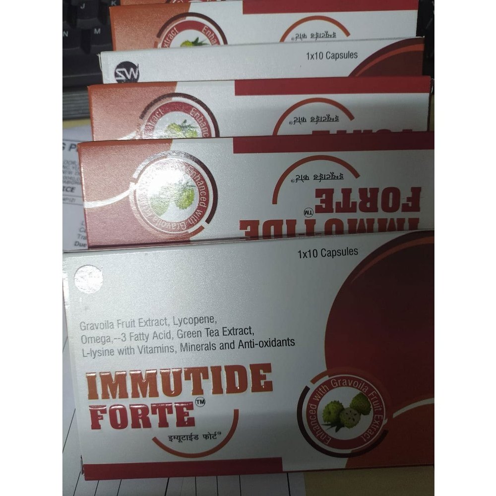 IMMUTIDE FORT Gravoila Fruit Extract Lycopene Omega Capsules, SW, Packaging Type: Box