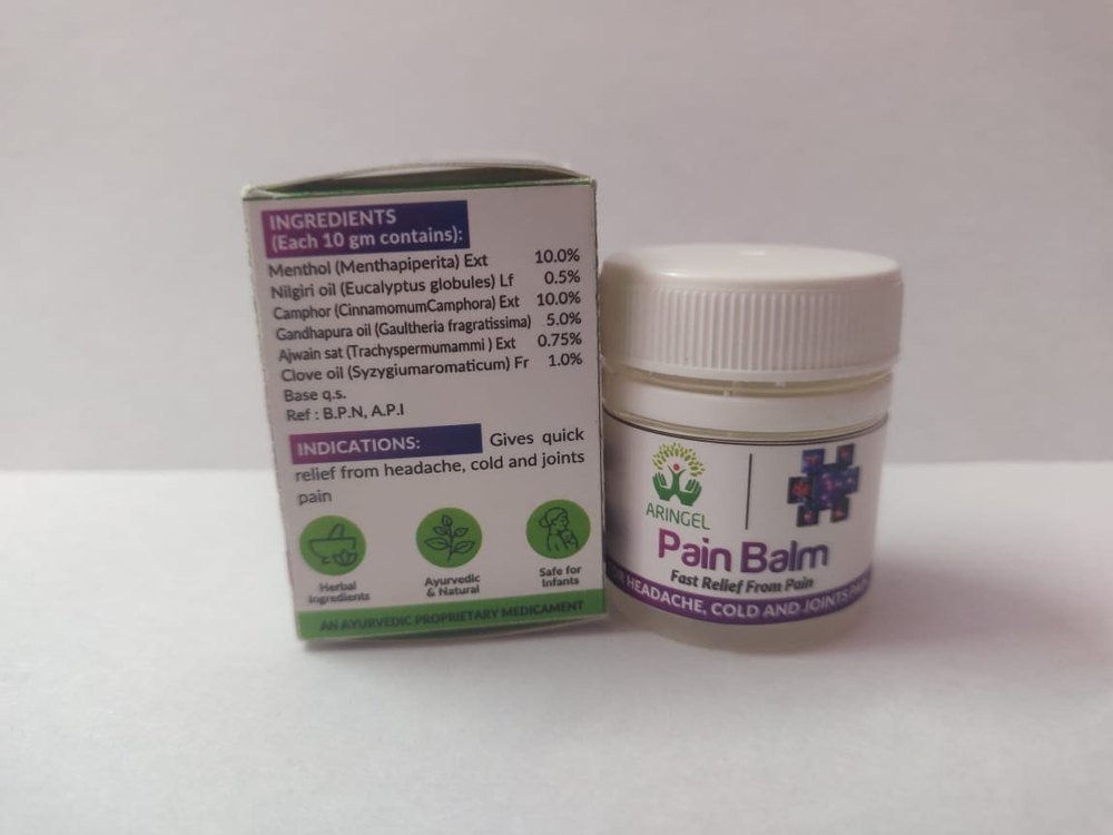 Aringel Pain balm, Packaging Type: Box, Packaging Size: Bottle