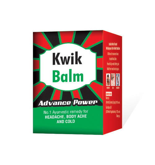 Kwik Pain Balm, Grade Standard: Medicine Grade, 10 - 50 Gm