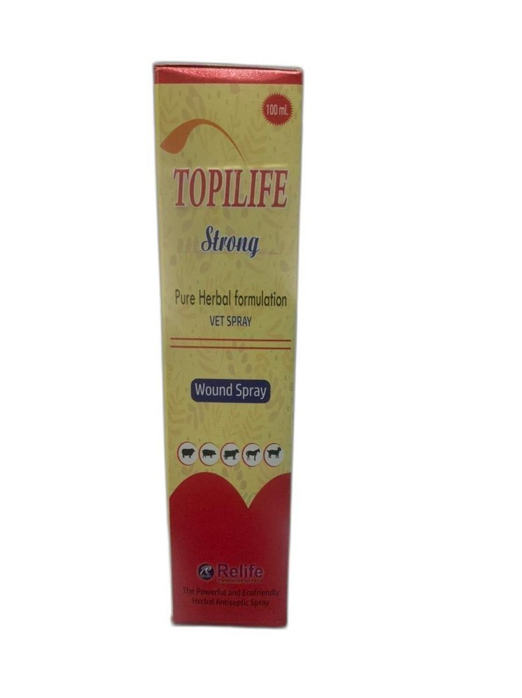 Topilife Herbal Spray, For Veterinary, Packaging Type: Bottle