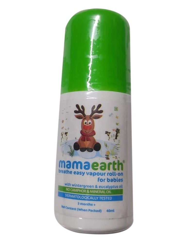 Mamaearth Breathe Easy Vapour Roll On, For Personal, Packaging Size: 40ml