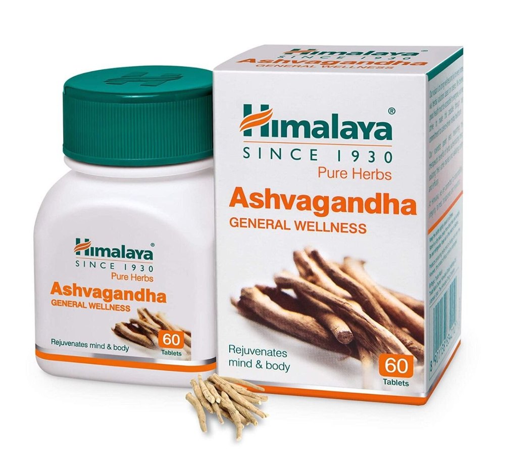 Himalaya Wellness Herbal Pure Ashvagandha Tablets For Stress, Male Sexual Energy & Immunity Boost.