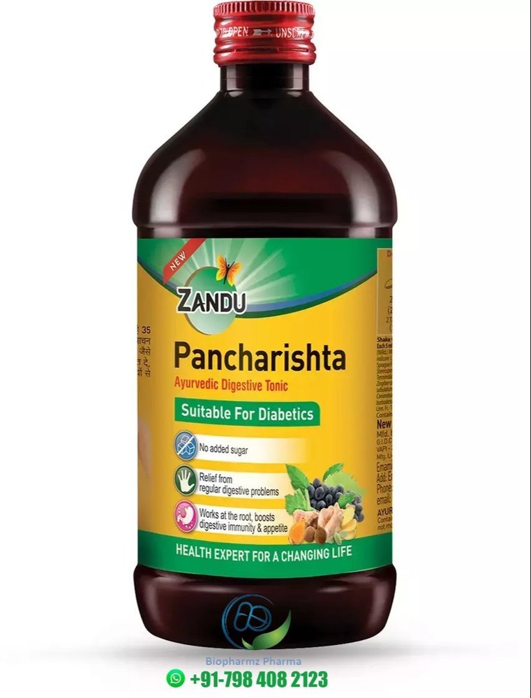 Zandu Pancharishta Ayurvedic Digestive Tonic Complete Digestive Care, 650 ml, Non prescription