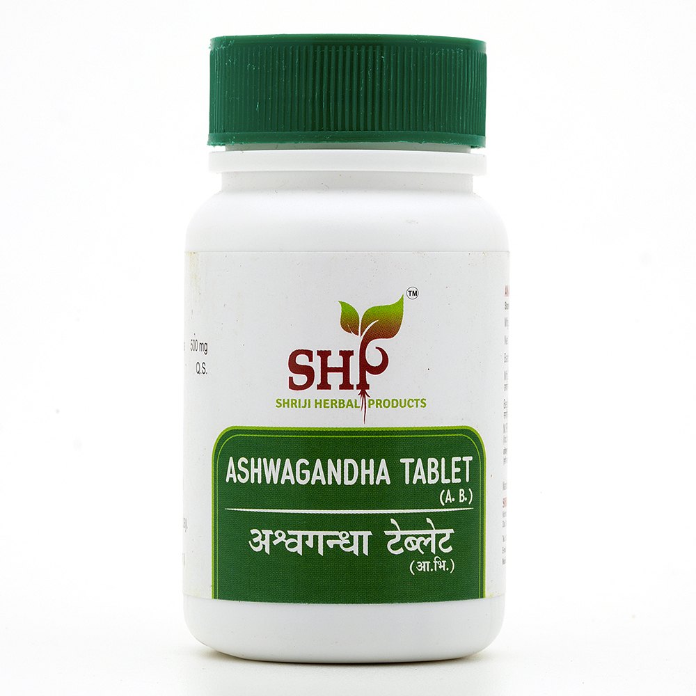 Ashwagandha Tablet, 100 Tablets, Bottle