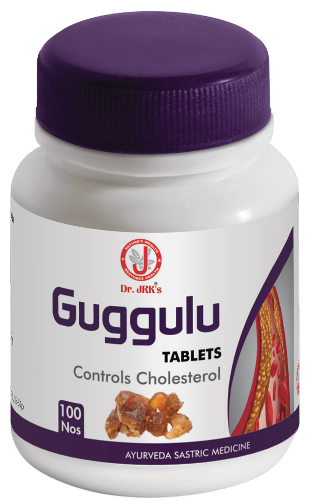 Dr.JRK\'s GUGGULU TABLETS, Non prescription, Treatment: Controls Cholesterol