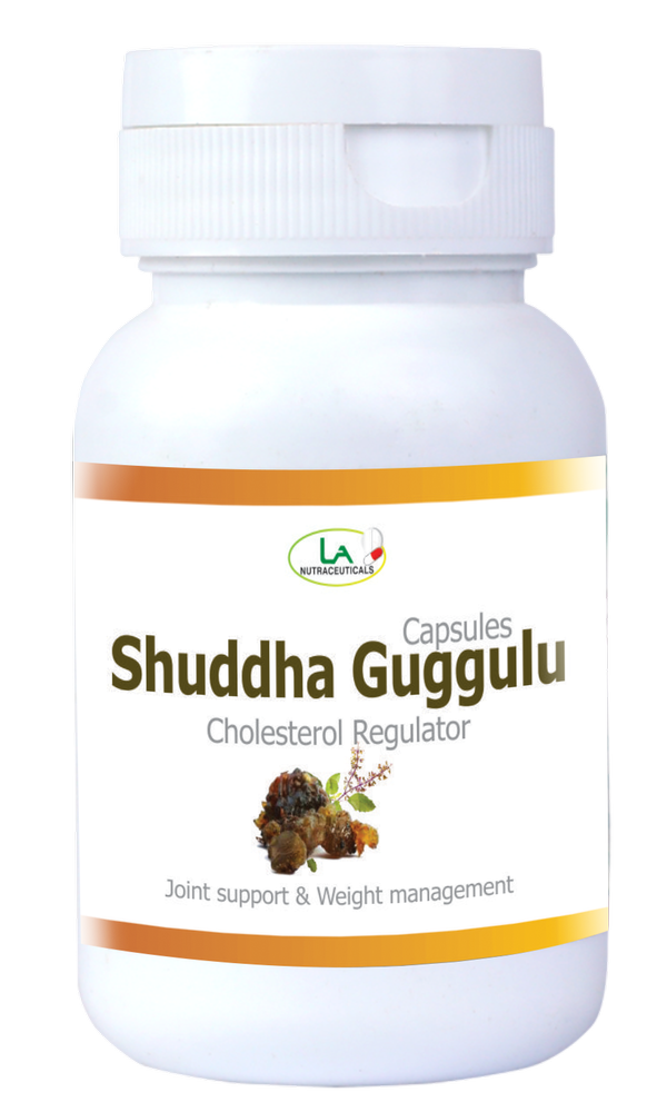 Suddha Guggulu Capsule ( Cholesterol regulator ), 60 Capsules