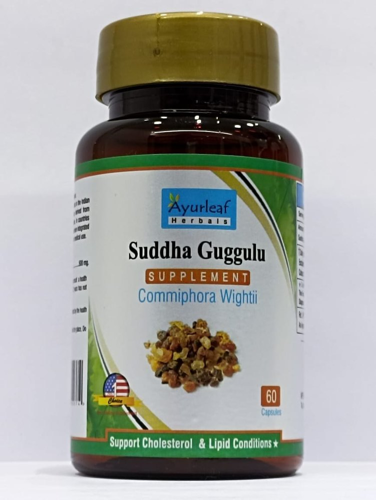 Shuddha Guggulu Commiphora Mukuli, 60 Tablets
