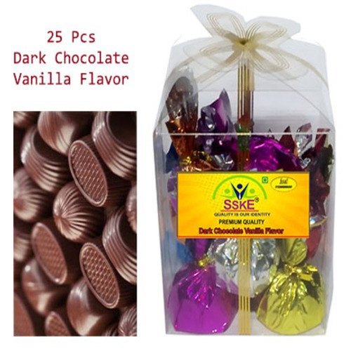 SSKE Rectangular Vanilla Chocolates, Packaging Type: Box, 25 Pcs