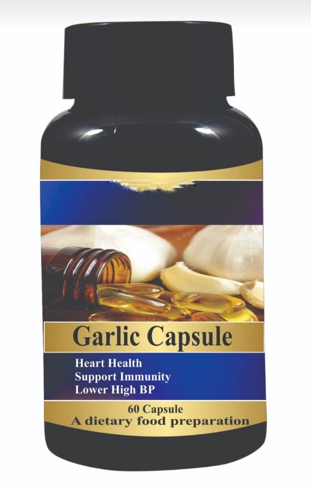 Garlic capsule, 60 pc, Packaging Type: Bottle