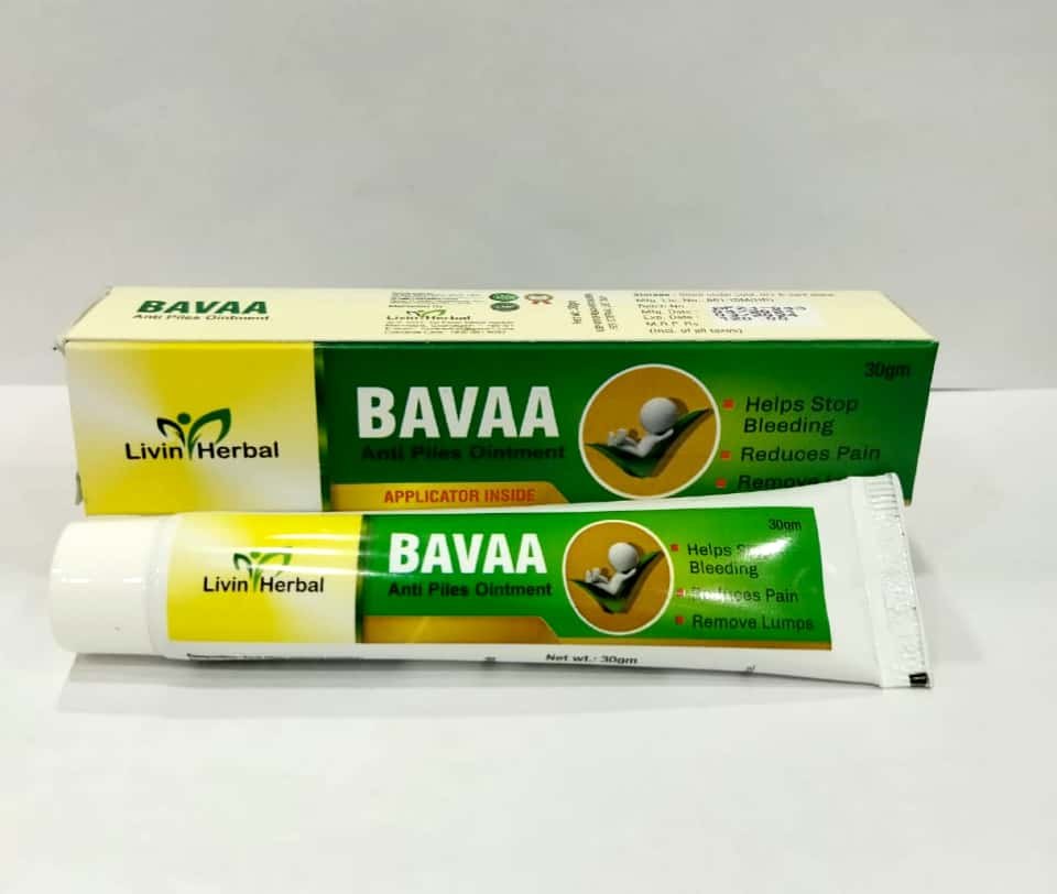 Livin Herbal Anti Piles Ointment, For Clinical, Packaging Size: 30gm