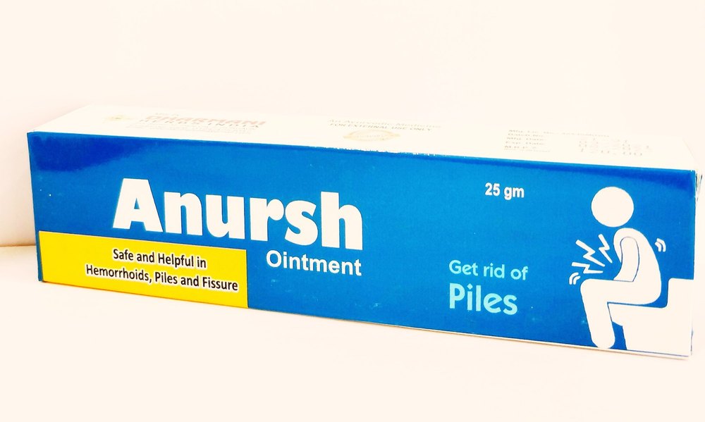 Anursh Ointment, Grade Standard: Medicine Grade, Packaging Type: Tube