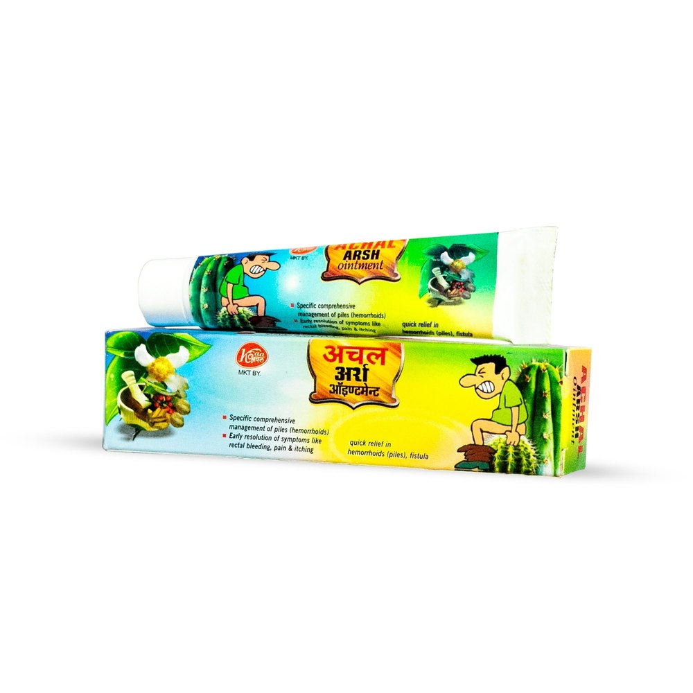 ACHAL Herbal Piles Ointment, Grade Standard: Medicine Grade, Packaging Size: 15 Gm