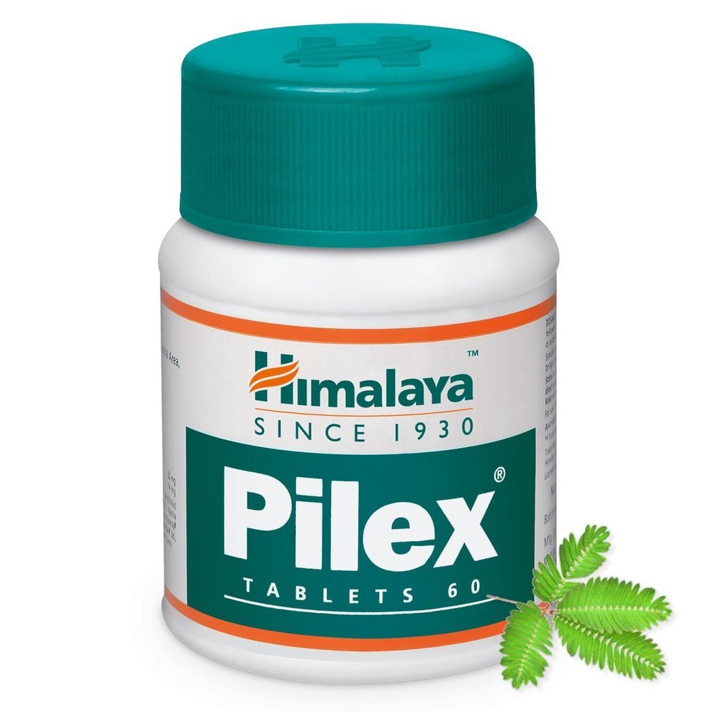Himalaya Herbal Pilex Tablet, For Bloody Piles, 60 Tablets