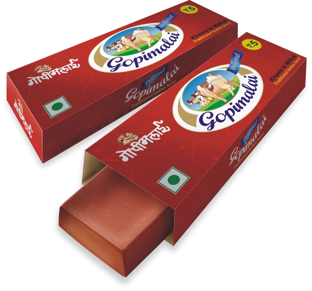 Milky Rectangular Flavoured Gopimalai Candy Bar, Packaging Type: Box