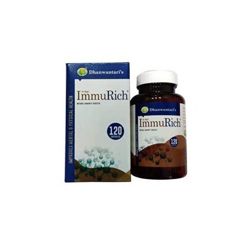 Dhanwantri Immurich Capsule, For Immunity Boosting, 120 Capsules