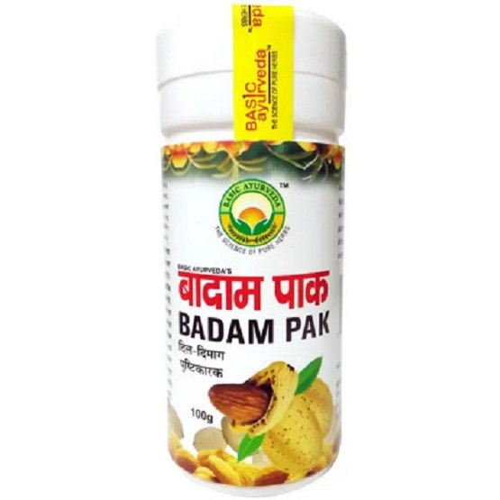 Powder Basic Ayurveda Herbal Badam Pak, Packaging Size: 100 G