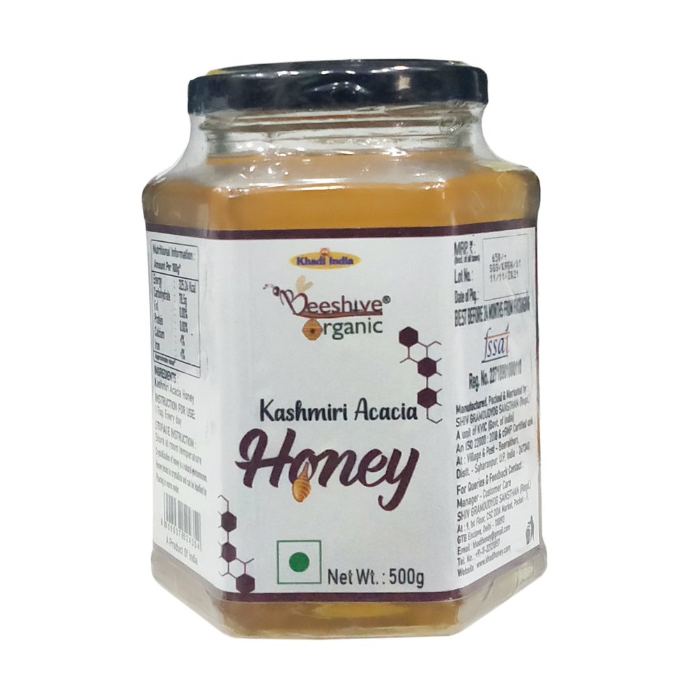 Beeshive Organic Kashmiri Acacia Honey, 500g