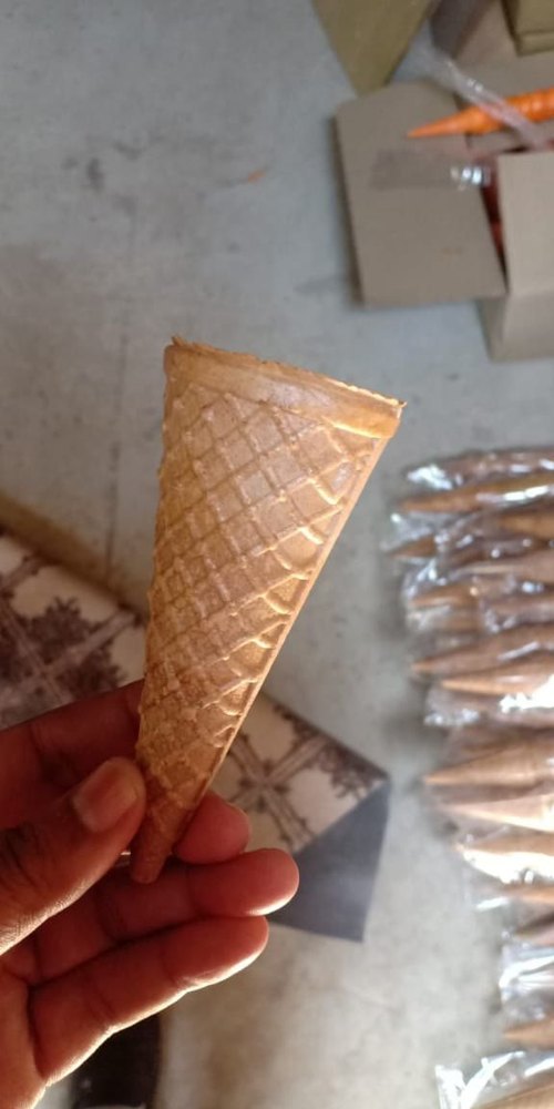 Chocolate Waffle Cone, Packaging Type: Box