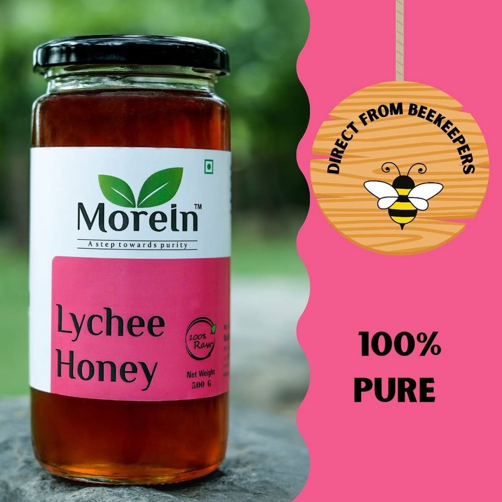 Morein Gel Natural Lychee Honey, 500 Gm