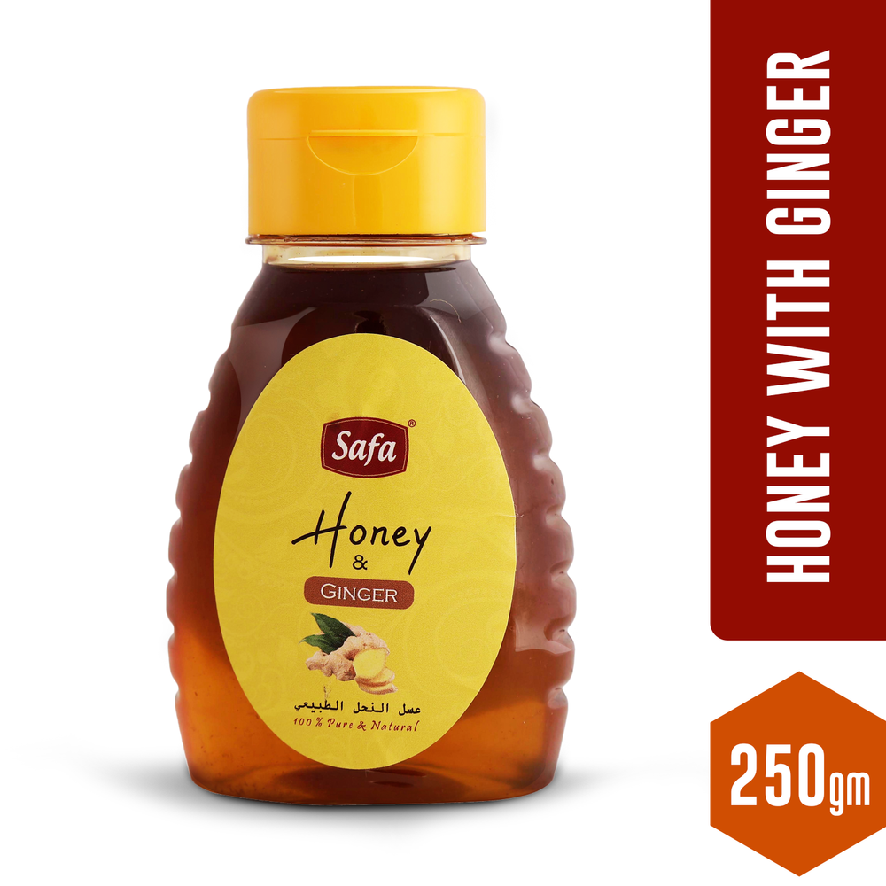 Safa Natural Honey, Ginger Ginger Honey, Packaging Size: 250 G, Non prescription