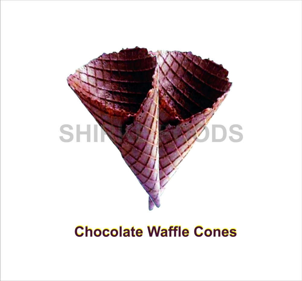 Cone Ice Cream Chocolate Waffle Cones, Packaging Type: Box