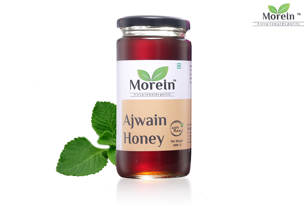 Morein Natural Ajwain Honey, 500 Gm