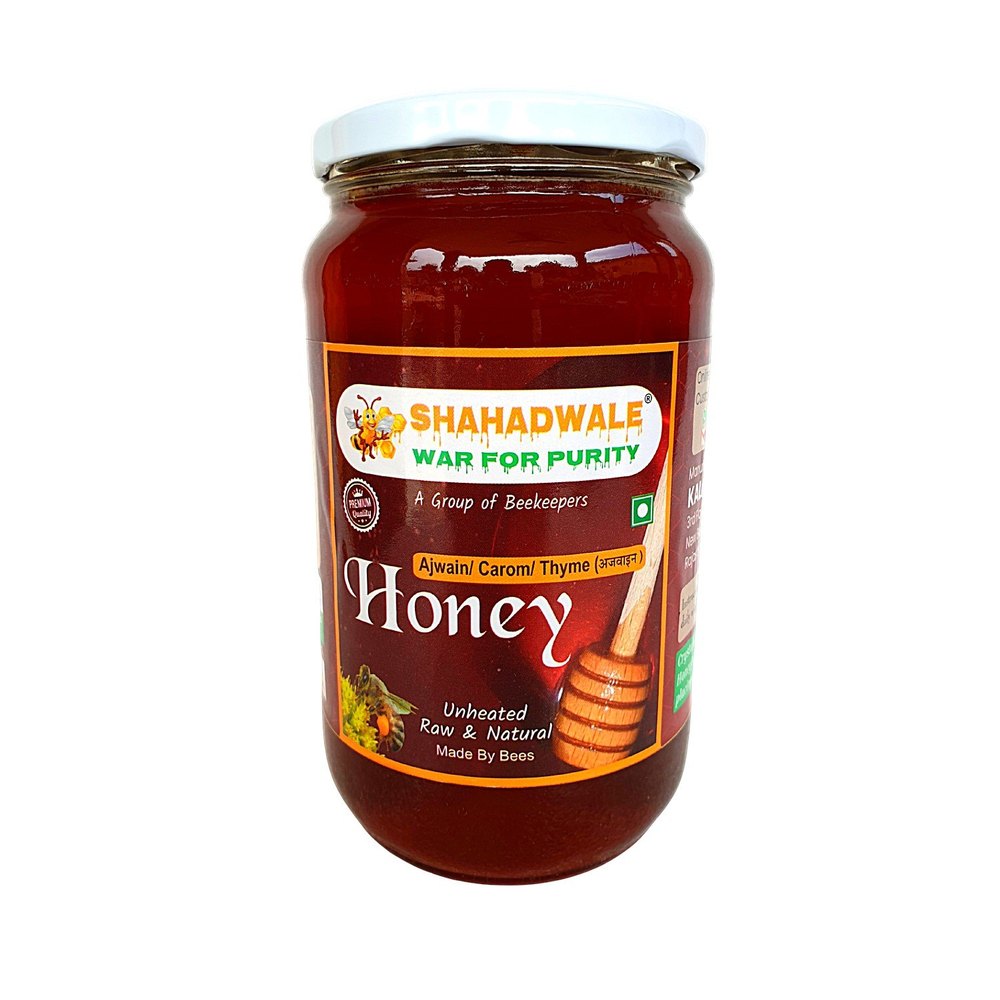SHAHADWALE Carom / Ajwain / Thyme Flora Honey, 1 Kg