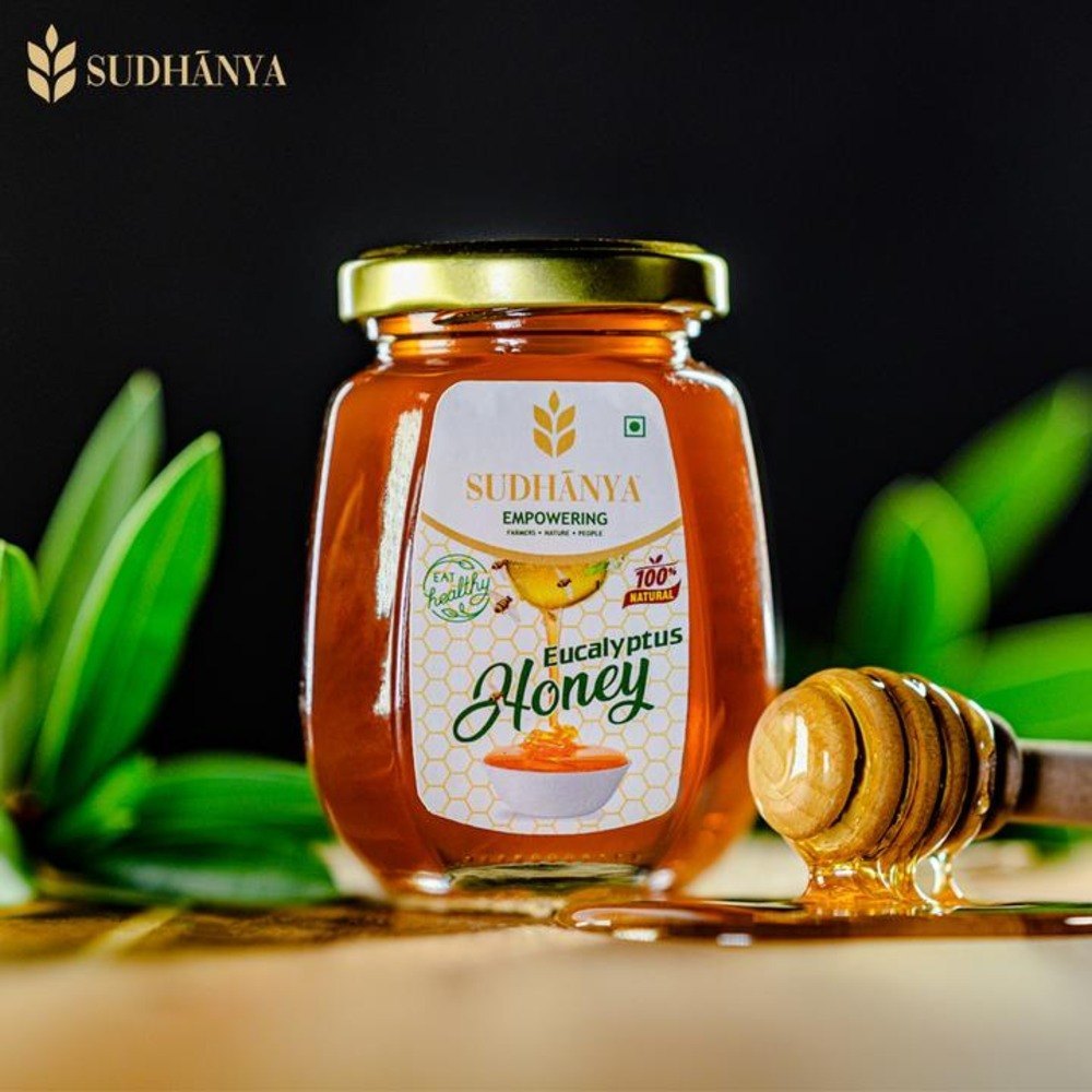 Sudhanya Organic Eucalyptus Honey, 500ml