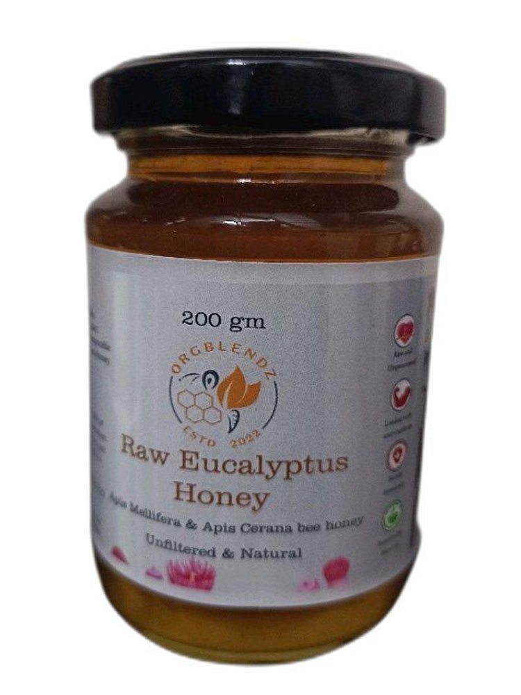 Org Blendz 200gm Raw Eucalyptus Honey