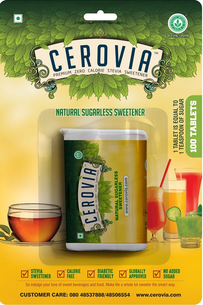 Stevia Sugar Free Tablet, Packaging Type: Packet, Packaging Size: 100 Tablets