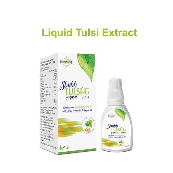 Tulsi Drops With Ginger Oil, 20 ML